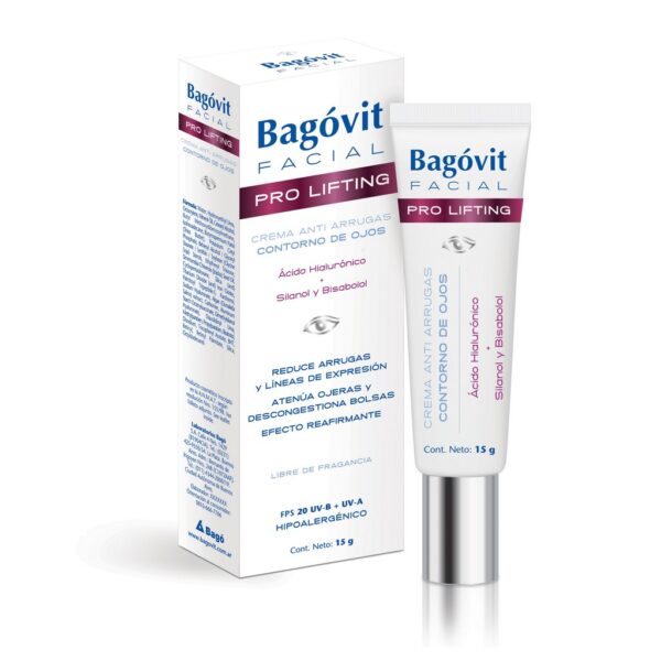 Crema facial pro lift contornos de ojos Bagovit