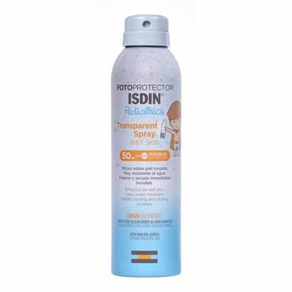 Protector solar pediatrico wet skin spf 50+ en spray Isdin