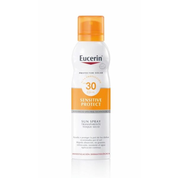 Protector solar sun corporal Fps30 toque seco spray Eucerin