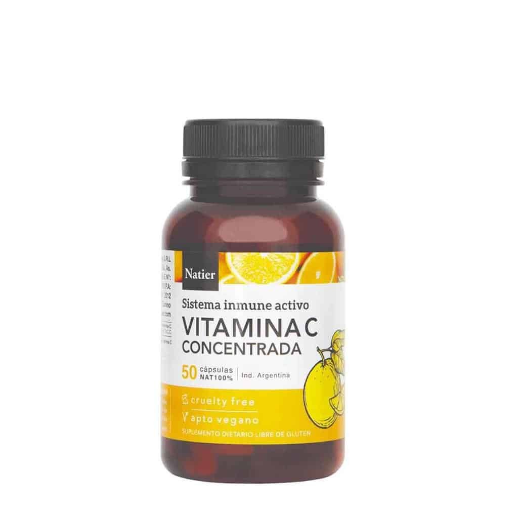 Natier vegano vitamina C concentrada sistema inmune activo