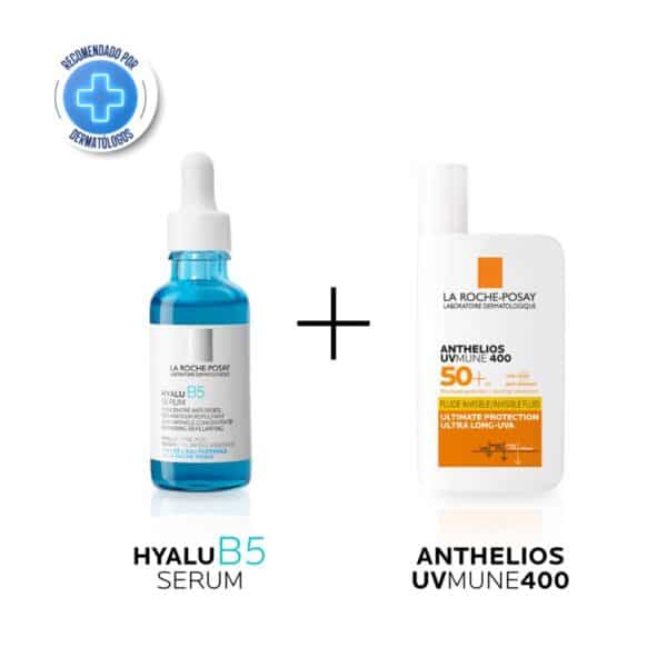 Kit hyalu b5 serum + anthelio fluido sin color La Roche Posay