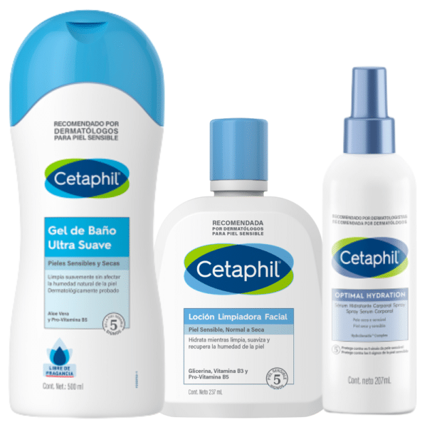 Rutina corporal completa Cetaphil