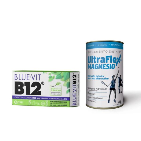 Combo ultraflex magnesio + blue vit B12