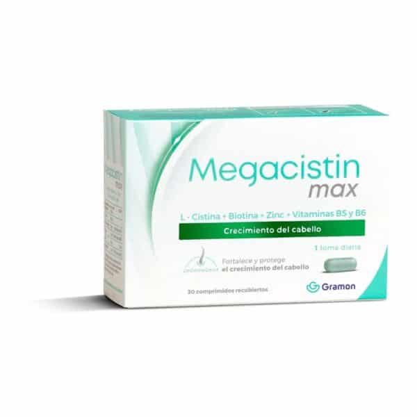 Megacistin max comprimidos anti caída cabello fortalecedor