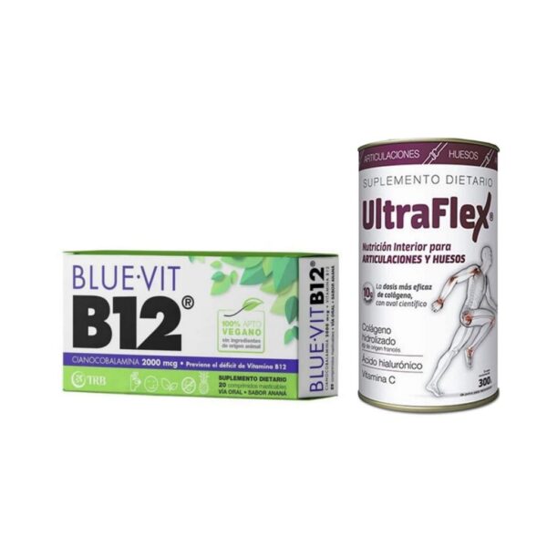 Ultraflex colágeno hidrolizado + blue vit B12