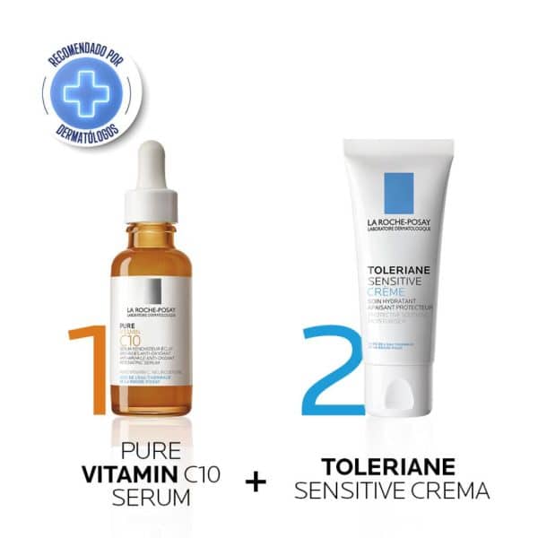 Combo toleriane + vitamin C10 serum La Roche Posay