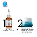 Combo serum vitamina C + mineral 89 crema Vichy