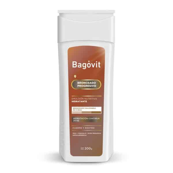 Emulsión autobronceante hidratante Bagovit