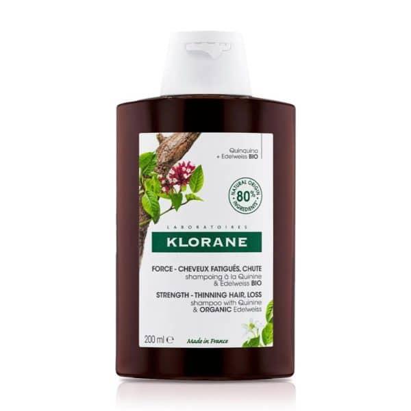 Shampoo anti caída de quinina Klorane