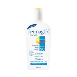 DERMAGLÓS SOLAR F50 NIÑOS EM 180 ML.