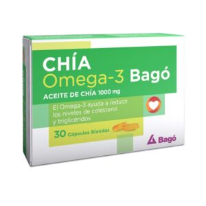 Suplemento dietario chia omega-3 Bagó