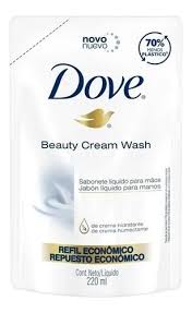 JABON LIQUIDO DOVE BEAUTY CREAM REPUESTO ECOLOGICO X 220 ML