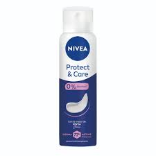 NIVEA DESODORANTE FEMENINO ANTITRANSPIRANTE PROTEC & CARE S/SILICONAS X 150 ML